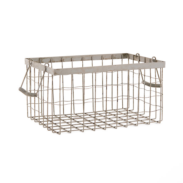 metal storage baskets